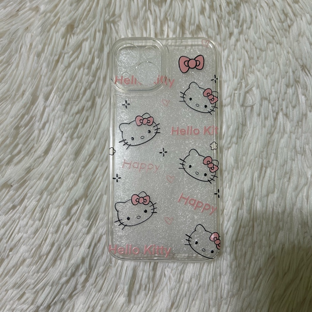 Hello Kitty iPhone 15 Case Pink Kawaii Y2K